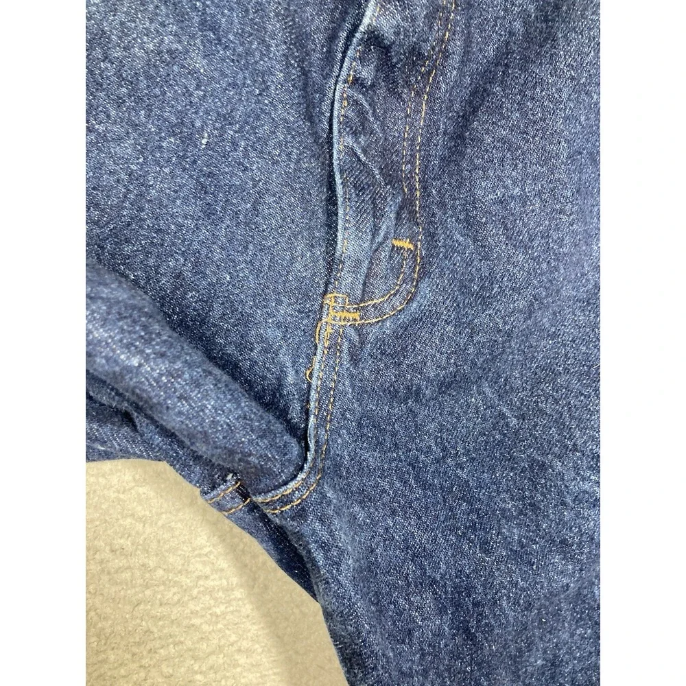 Rustler Jeans Mens 40x32 Blue Dark Wash Straight Leg Western Rodeo‎ Cowboy Denim